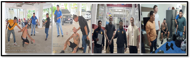 งานสืบสวน จับกุมต่างชาติร่วมกันชิงทรัพย์