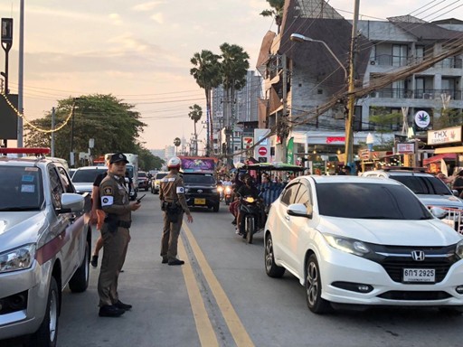 อำนวยความสะดวกการจราจรในงาน  “เทศกาลดนตรีเมืองพัทยา (Pattaya music festival)”